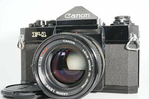 1円～ 良品 Canon F-1 前期 アイレベル 一眼レフフィルムカメラ FD 50mm f1.4 SSC S.S.C. 標準 単焦点 プライム マニュアル オールドレンズ