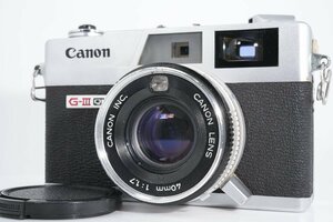 1 jpy ~ superior article Canon Canonet QL17 G-Ⅲ G3 40mm f1.7 range finder compact film camera 878888
