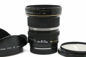 1 jpy ~ Canon super wide-angle zoom lens EF-S10-22mm F3.5-4.5 USM APS-C correspondence 