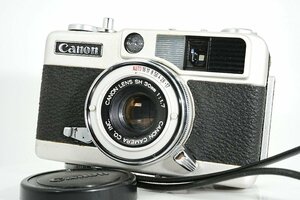 美品 Canon demi ee17 ハーフフレイム レンジファインダー コンパクトフィルムカメラ SH 30mm f1.7 広角 プライムレンズ 230252