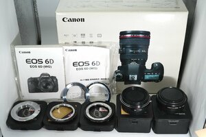 1 иен ~ прекрасный товар 5168 Schott Canon цифровой однообъективный зеркальный камера EOS 6D линзы комплект EF24-105mm F4L IS USM главный крепление адаптор разнообразные, Spee 