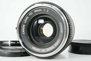 1円～ 良品 レア Canon FD 35mm f2 S.S.C. SSC (I) I型 前群凹レンズ系 絞り16 ”〇” 広角 単焦点 マニュアル オールドレンズ