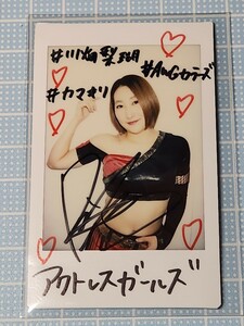 BBM 女子プロレスカード2020 TRUEHEART 直筆サイン入りチェキ 川畑梨瑚