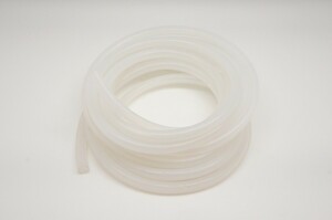 シリコン半透明ホース　耐熱・耐圧エアチューブ内径8ｍｍ　白