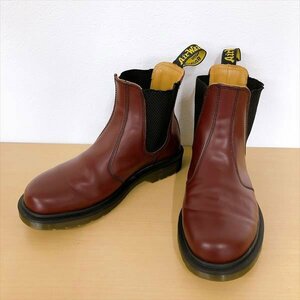 387*Dr.Martens AirWair ドクターマーチン AW004 2976 チェルシーブーツ サイドゴア UK6 約25cm相当 ボルドー