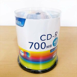 681* Mitsubishi Chemical media data for CD-R 700MB ink-jet printer correspondence SR80FP100V1E 100PACK unused unopened goods 