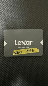 512GB use 531 hour Lexar SSD NS100 free shipping 
