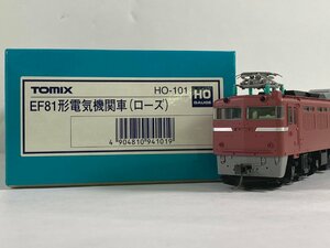 1-63＊HOゲージ TOMIX HO-101 EF81形 電気機関車 (ローズ) トミックス 鉄道模型(ajc)