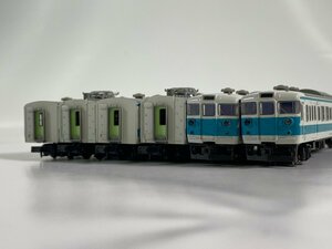 3-22* N gauge MICROACE A-4480 National Railways 113 series outskirts type train . peace line color 6 both set micro Ace railroad model (ajc)