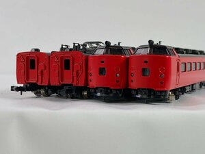 3-111* N gauge TOMIX 92061 JR 485 series Special sudden train (RED&MIDORI EXPRESS)to Mix railroad model (ajc)