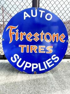 ファイヤーストーン Firestone 看板 ビンテージ アンティーク アメリカ