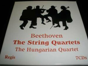 7CD ベートーヴェン 弦楽四重奏曲 全集 ハンガリー四重奏団 モノ Beethoven Complete String Quartets Hungarian Mono
