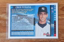 【Jorge Posada】1995 Bowman【レギュラーカード】♯56 Jorge Posada_画像2