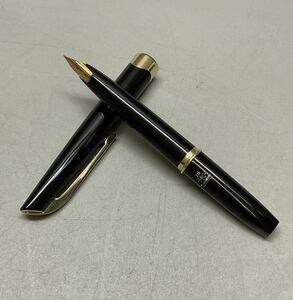 PLATINUM platinum fountain pen 18K middle character pen . Gold writing implements stationery 