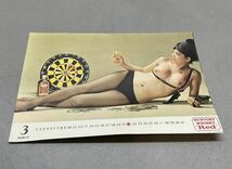 SUNTORY サントリー 卓上カレンダー カレンダー ポスター ヌード 昭和_画像4