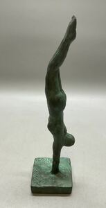  bronze image objet d'art ornament .. star heaven woman 1985 year . Tsu .NO 59 ornament sculpture work of art 