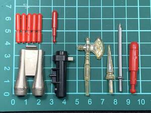 ☆当時物☆ ジャンク 超合金系？ ミサイル等武器パーツまとめて 現状品 検索 タカラ タカトク クローバー バンダイ 合金 超合金 