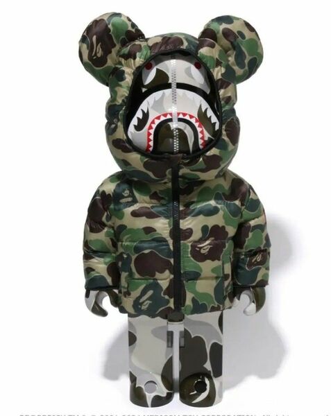 BE@RBRICK BAPE CANADA GOOSE SHARK 1000%