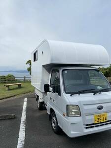 # Kyushu Miyazaki departure # removal and re-installation type light truck camping shell # market departure toilet attaching shell # new road traffic law load # evacuation place # carrier free space 