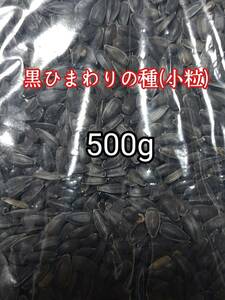 ペット用 黒ひまわりの種 小粒 500g ハムスター 小動物 小鳥 リス マウス インコ 鳥類 ジャンガリアン ゴールデンハムスター