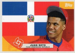 ［即決］Topps Juan Soto WBC World Baseball Classic Global Stars ドミニカ共和国 Flags of a Nation 2023年 F-7