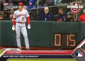 ［即決］Topps Now 大谷翔平 2023 MLB ピッチタイマーを導入 24時間限定販売カード 2023年3月30日 13