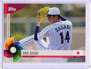 ［即決］Topps 佐々木朗希 WBC World Baseball Classic Global Stars 2023年 3