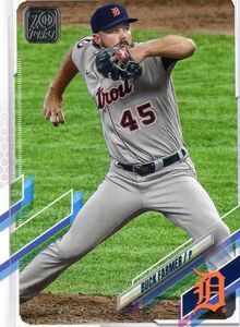 ［即決］2021 Topps Series 1 Buck Farmer #158 Detroit Tigers