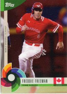 ［即決］Topps Freddie Freeman WBC World Baseball Classic Global Stars カナダ 2023年 44