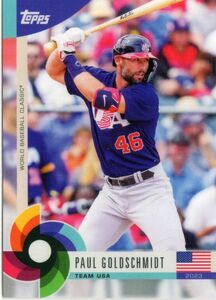 ［即決］Topps Paul Goldschmidt WBC World Baseball Classic Global Stars アメリカ 2023年 32