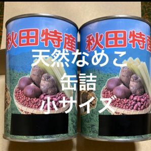 秋田県湯沢市産 天然小なめこ 缶詰