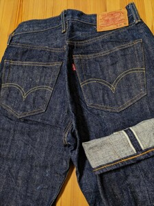 редкий!55 год модели!LVC Levi's LEVI'S сделано в Японии 50S-501XX кожа patch большой E красный уголок cell vi chi переиздание копия стандартный товар rigid Denim джинсы 