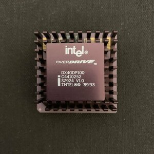 L186 Intel повышающая передача процессор DX4ODP100 SZ924 Ver 1.0 подтверждение рабочего состояния чистка settled 