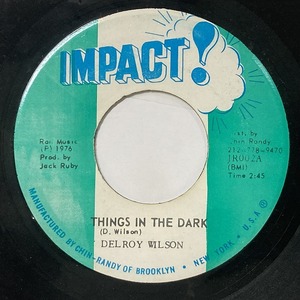 DELROY WILSON / THINGS IN THE DARK (7インチシングル)