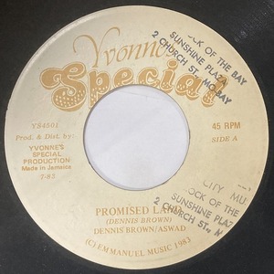 DENNIS BROWN / PROMISED LAND (7インチシングル)