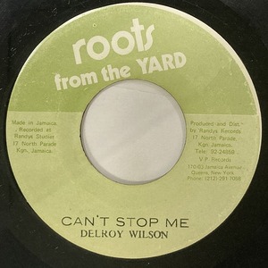 DELROY WILSON / CAN'T STOP ME (7インチシングル)