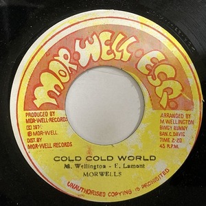 MORWELLS / COLD COLD WORLD (7インチシングル)