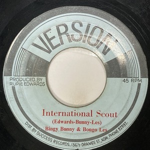 BINGY BUNNY & BONGO LES / INTERNATIONAL SCOUT (7インチシングル)