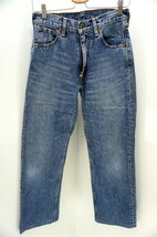 リーバイス ☆ LEVIS 503 自然な縦落ちが最高♪ デニムパンツ ジーンズ 革パッチ W28 W76cm相当 アメカジ ストリート 古着MIX 503-03■W_画像2