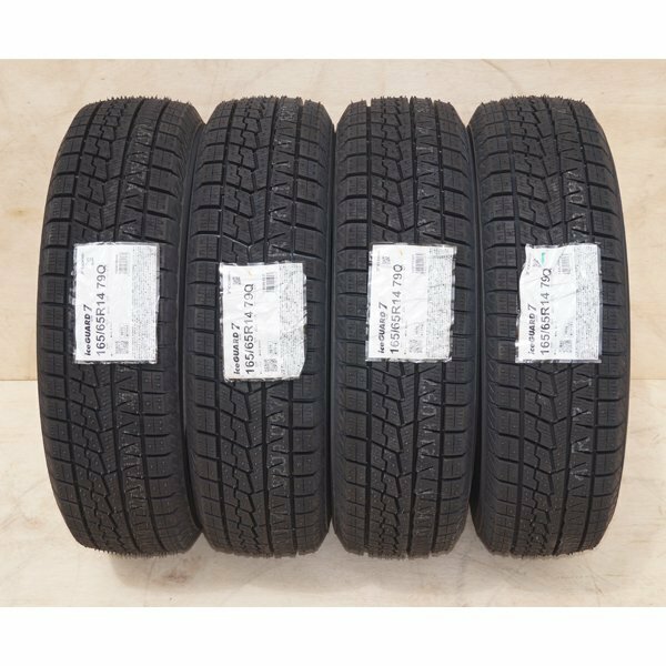 4本セット 中古 未使用 スタッドレスタイヤ ヨコハマ アイスガード セブン YOKOHAMA iceGUARD 7 iG70 165/65R14 79Q 即決 送料込\21,000