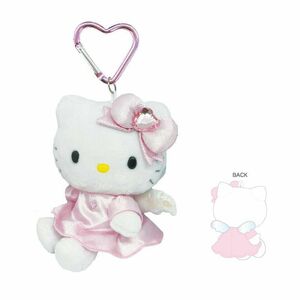 ハローキティエンジェル　ぬいぐるみ マスコット　キーホルダー　カラビナ ピンク HELLO KITTY サンリオ　匿名発送