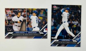 【送料込】 Topps now MLB ドジャース 大谷翔平 松井秀喜 カード 2枚セット