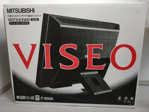 三菱ディスプレイ VISEO MDT243WG-MB 24.1 型 1920×1200(WUXGA) VA液晶　中古