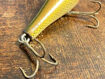 30-40s CreekChub PLUNKER 5/8ozグラスアイ!!クリークチャブ プランカー カップリグ オールドモデル オールドルアー オールドタ_画像6