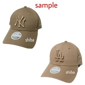 NEW ERA ニューエラ 正規品 レディース ウィメンズ 9FORTY キャップ 帽子 LA ドジャース ライト ブラウン 茶色 大谷の画像10