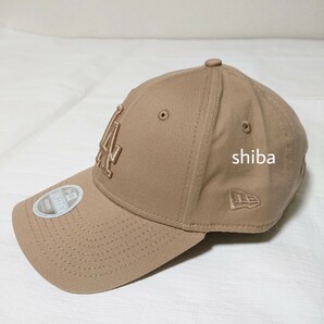 NEW ERA ニューエラ 正規品 レディース ウィメンズ 9FORTY キャップ 帽子 LA ドジャース ライト ブラウン 茶色 大谷の画像3