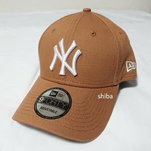 NEW ERA ニューエラ 正規品 9FORTY キャップ 帽子 オレンジ テラコッタ 白 NY ヤンキース ユニセックス