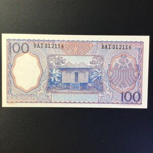 World Paper Money INDONESIA 100 Rupiah【1964】.の画像2