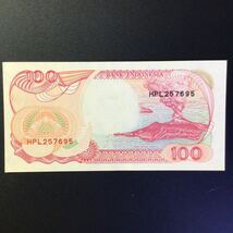 World Paper Money INDONESIA 100 Rupiah【1999】_画像2