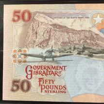 World Banknote Grading GIBRALTAR《 Government of Gibraltar 》50 Pounds【2006】『PCGS Grading Choice Uncirculated 64 PPQ』_画像6